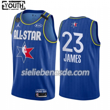 Kinder NBA Los Angeles Lakers Trikot LeBron James 23 2020 All-Star Jordan Brand Blau Swingman